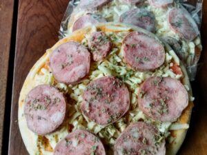 Pizza de Gorgonzola – Dona Quituta